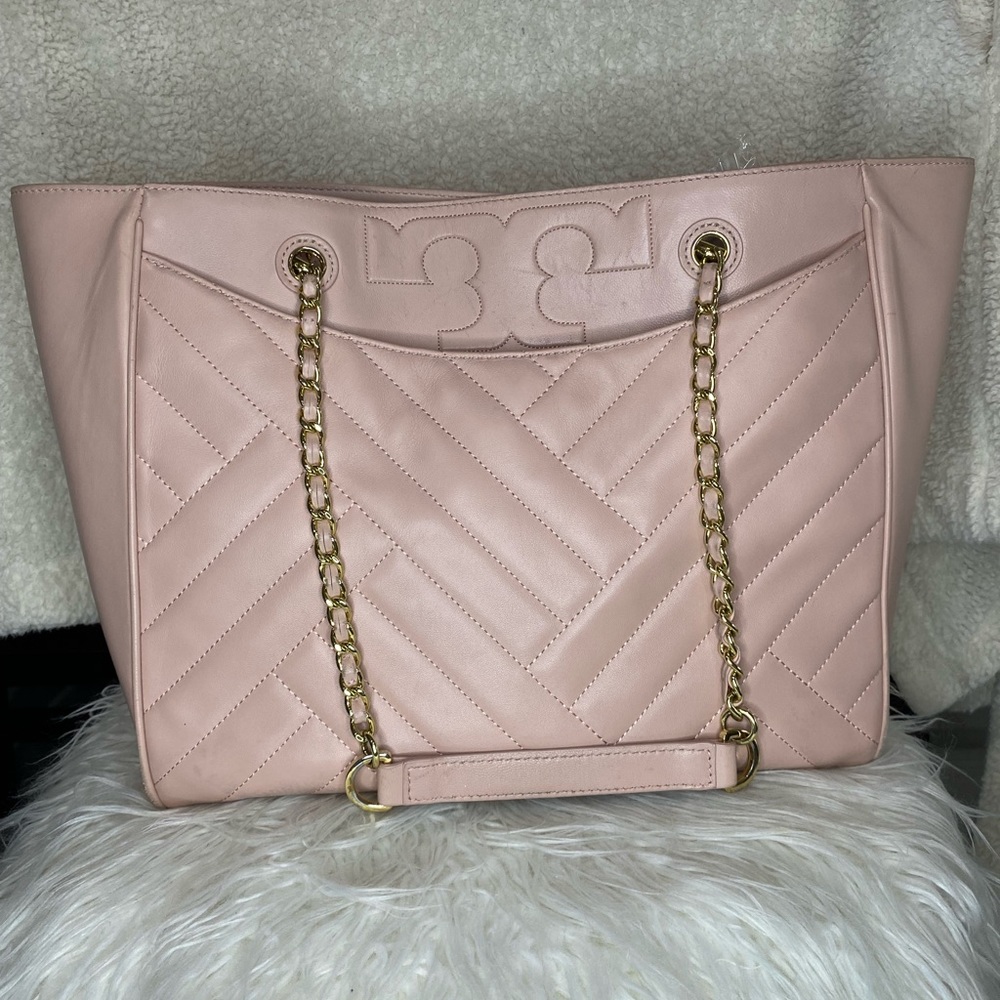 TORY BURCH TOTE LIGHT PINK